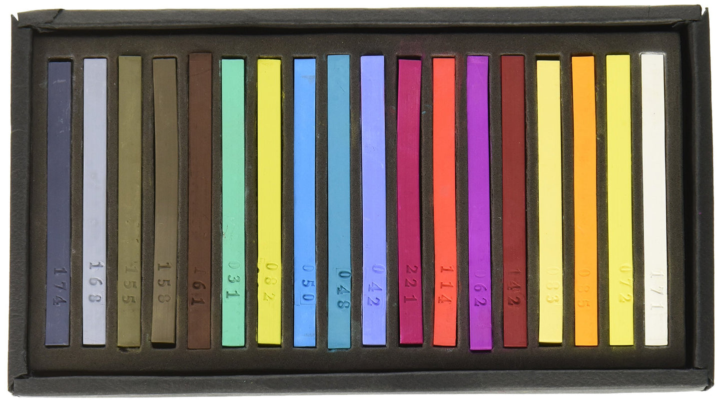 Jack Richeson Assorted Hard Signature Pastels (Set of 18)