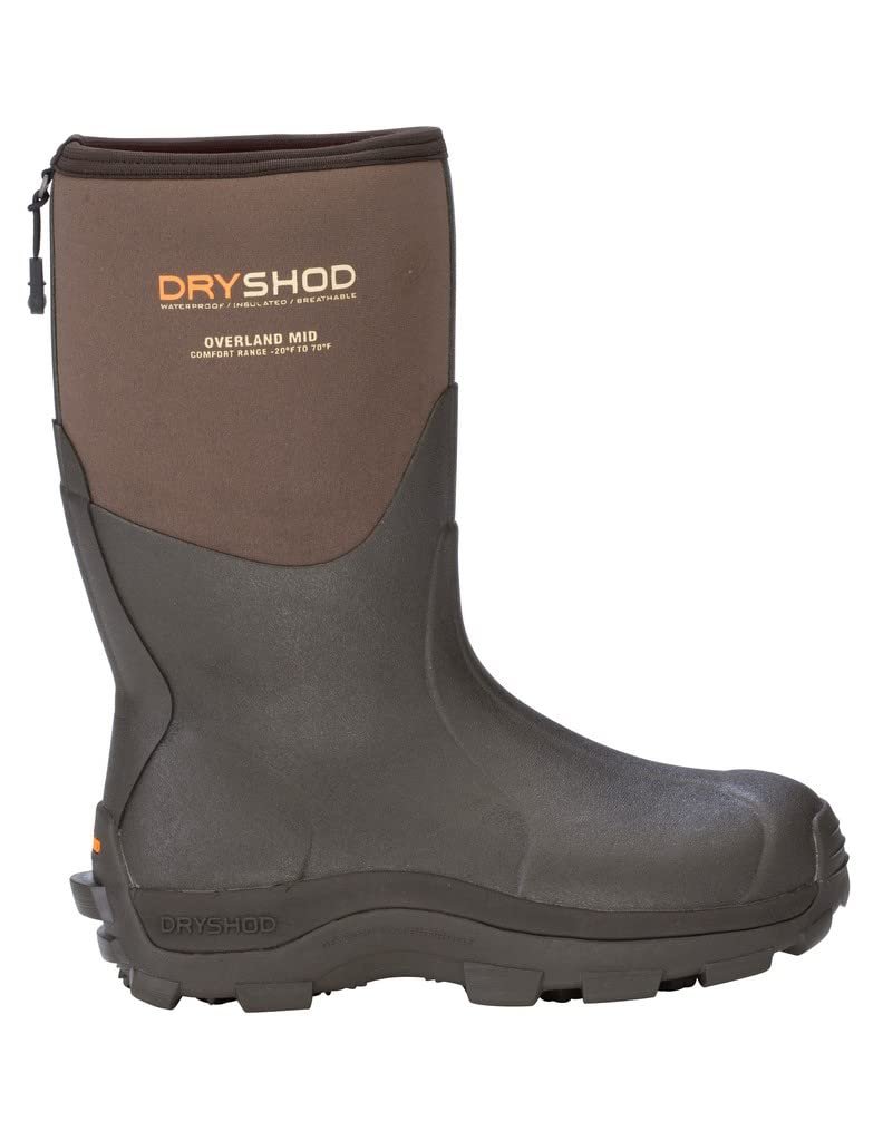 Dryshod Men's Mid Overland Premium Outdoor Sport Boot Beige/Khaki 11 D