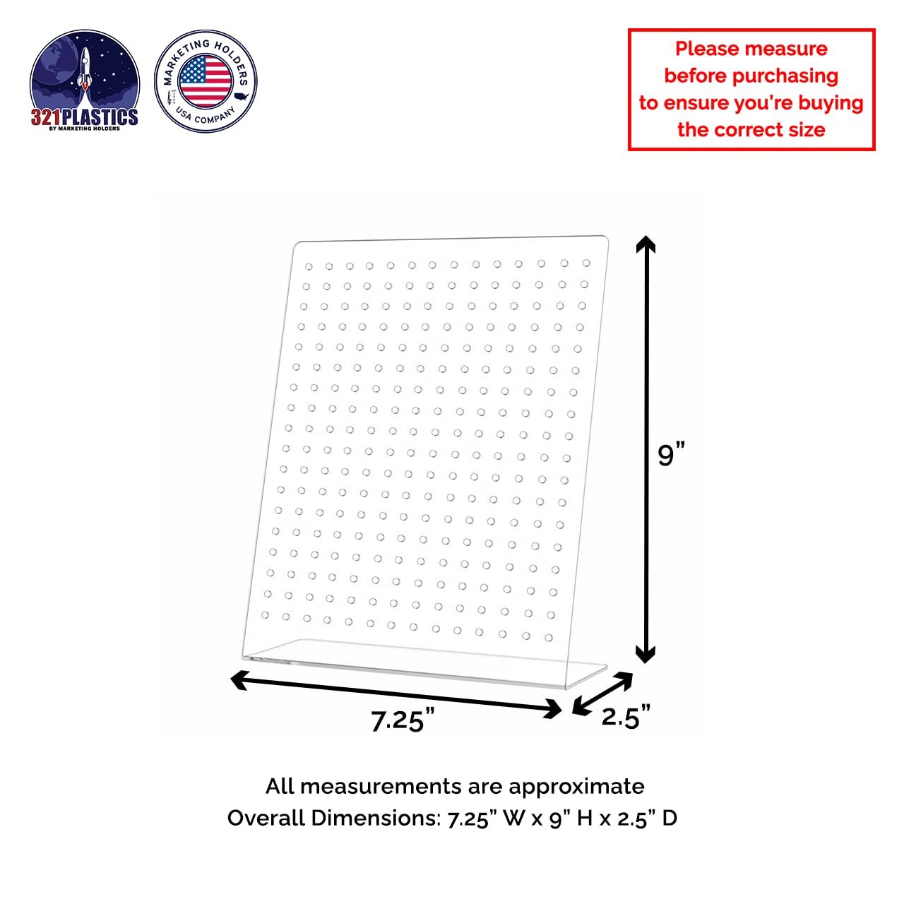 Marketing Holders Earring Display Stand 120 Pair Slant Back Clear Acrylic for Hoops Studs or Dangles Craft Fairs Art Shows Jewelry Designers Secondhand Shops Accessory Outlets Portable Neat