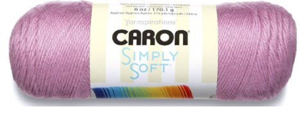 Caron Simply Soft Yarn 6 oz Med (4) Weight (3-Pack) BlackBerry
