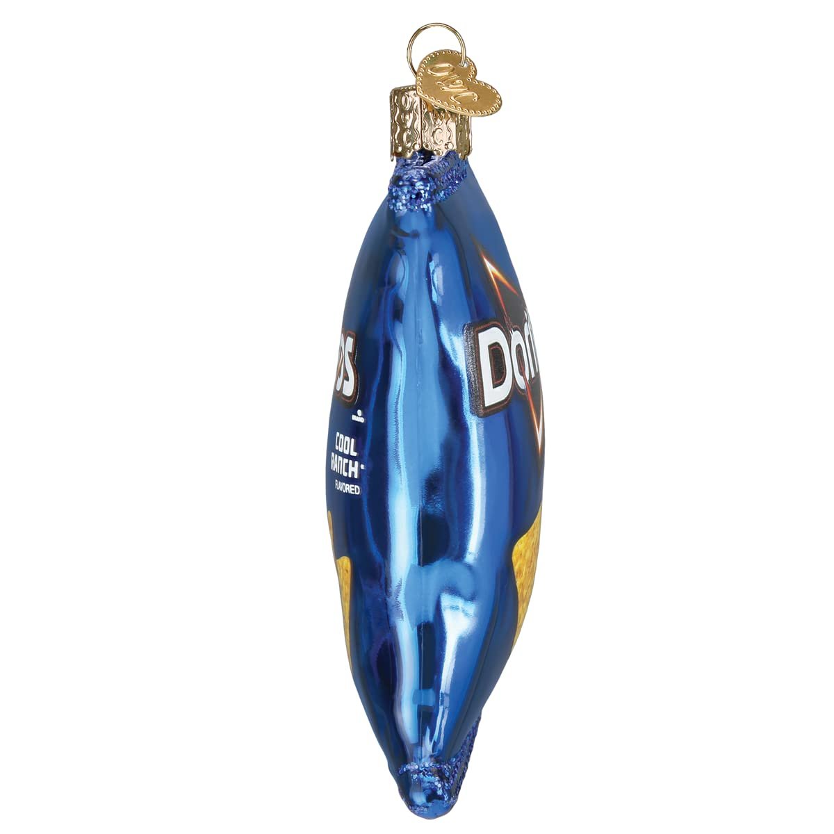Old World Christmas Doritos Cool Ranch Chips Glass Blown Ornament for Christmas Tree