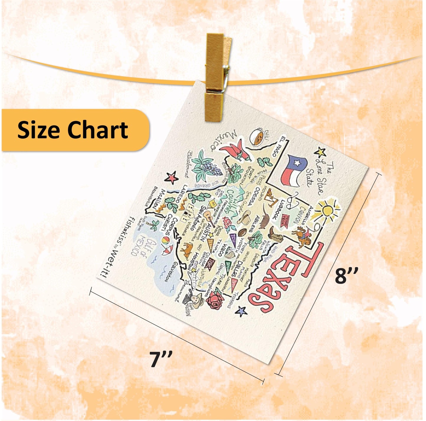 Wet-It! Swedish Dishcloth States – Reusable Paper Towels, Highly Absorbent & Biodegradable Dish Cloths, Non-Scratch, Durable, Machine Washable Cleaning Towels