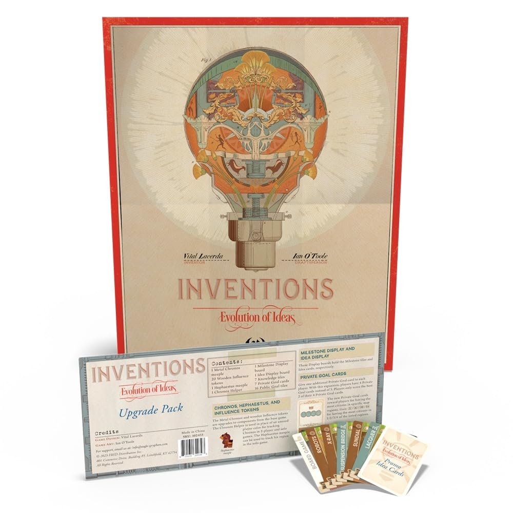 Inventions - Evolution of Ideas w/Upgrade Pack & Promo Cards