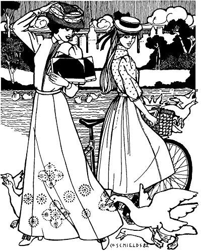 Folkwear Victorian Gored Walking Skirt Skirts #209 Sewing Pattern (Pattern Only)