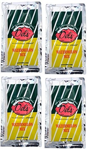 Del's Lemonade - Watermelon Powder Mix (4-pack)(Packaging May Vary)