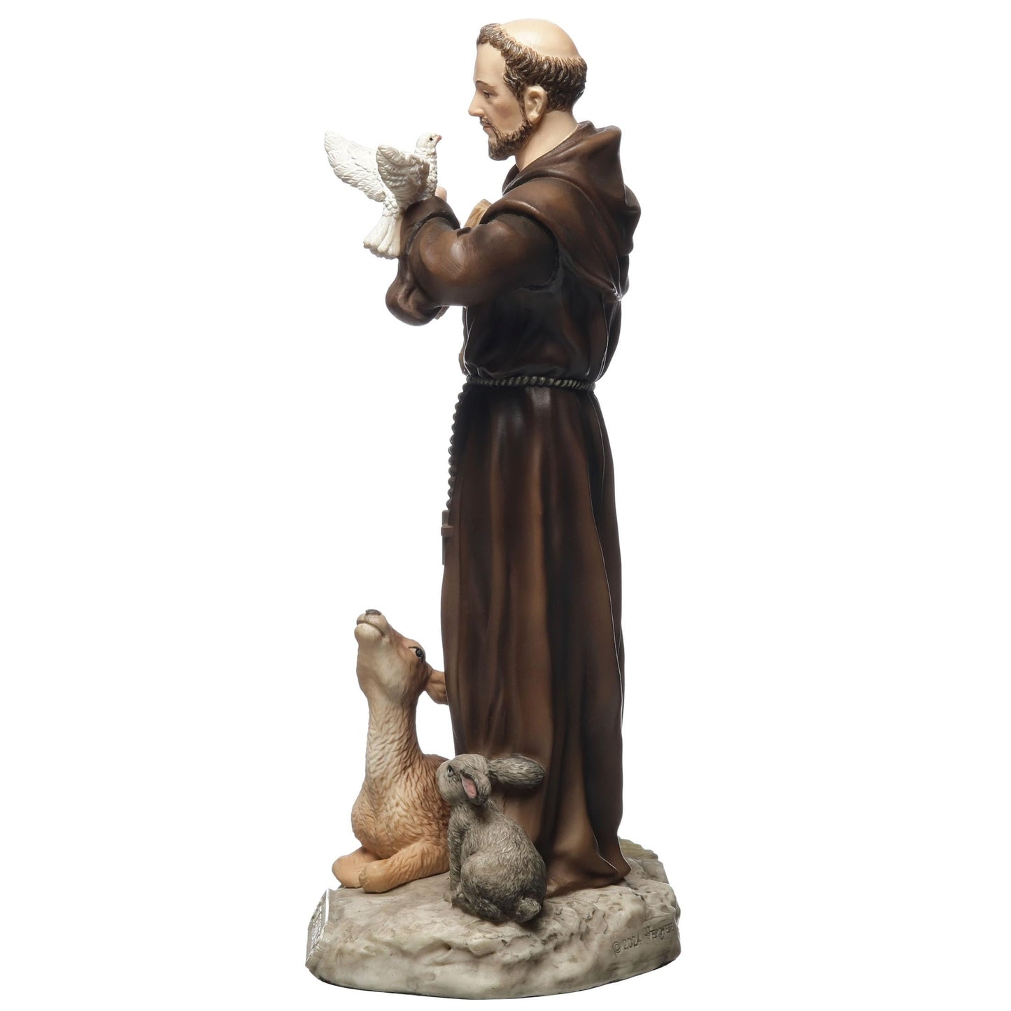 Veronese Design 6 1/8 Inch Saint Francis of Assisi Polyresin Hand Painted Religious Collectible Figurine Sculpture