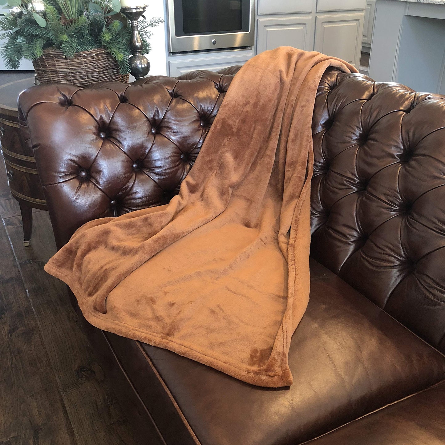 allgala Super Soft Flannel Plush Light Weight Throw Blanket