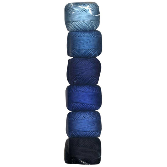 Presencia Finca Perle Cotton Size #8 Thread Sampler Pack for Sashiko, Embroidery, and Quilting (Antique Sashiko)