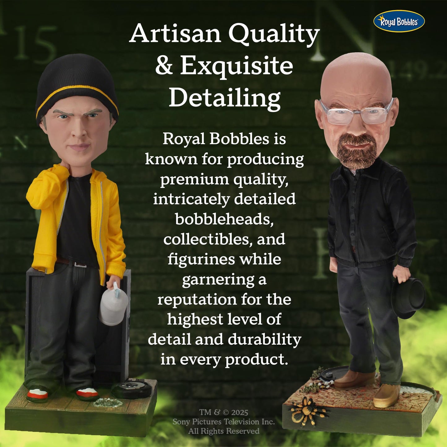 Royal Bobbles Breaking Bad The Cousins — Better Call Saul — 8.4” Tall — Collectible Bobblehead Statue