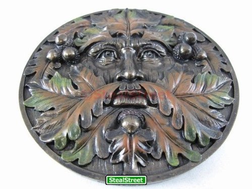 Greenman Plaque-Fall - Collectible Figurine Statue Sculpture Figure