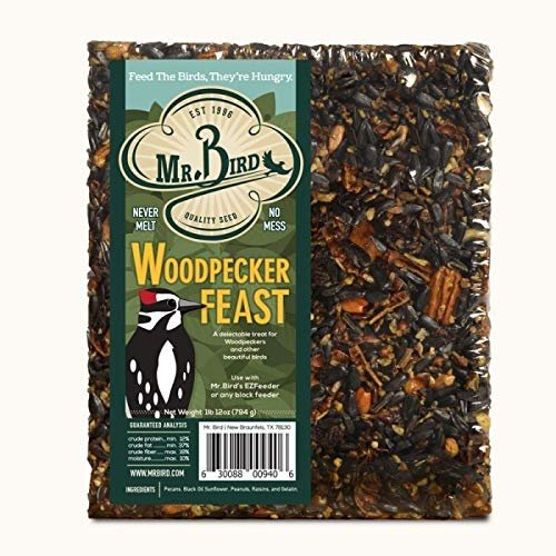 Mr. Bird Woodpecker Feast Large Wild Bird Seed Block 1 lb. 12 oz.