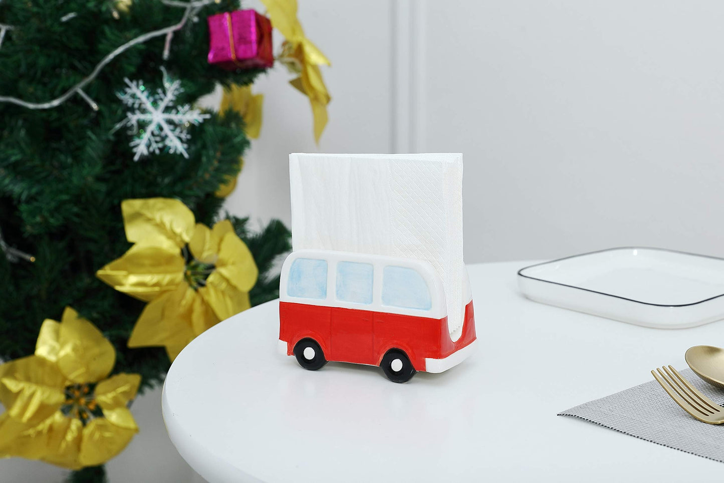 Christmas Themed Ceramic Napkin Holders