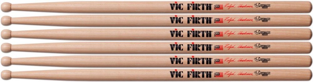 Vic Firth Corpsmaster Marching Drum Stick 3-Pack SRHI Ralph Hardimon Indoor