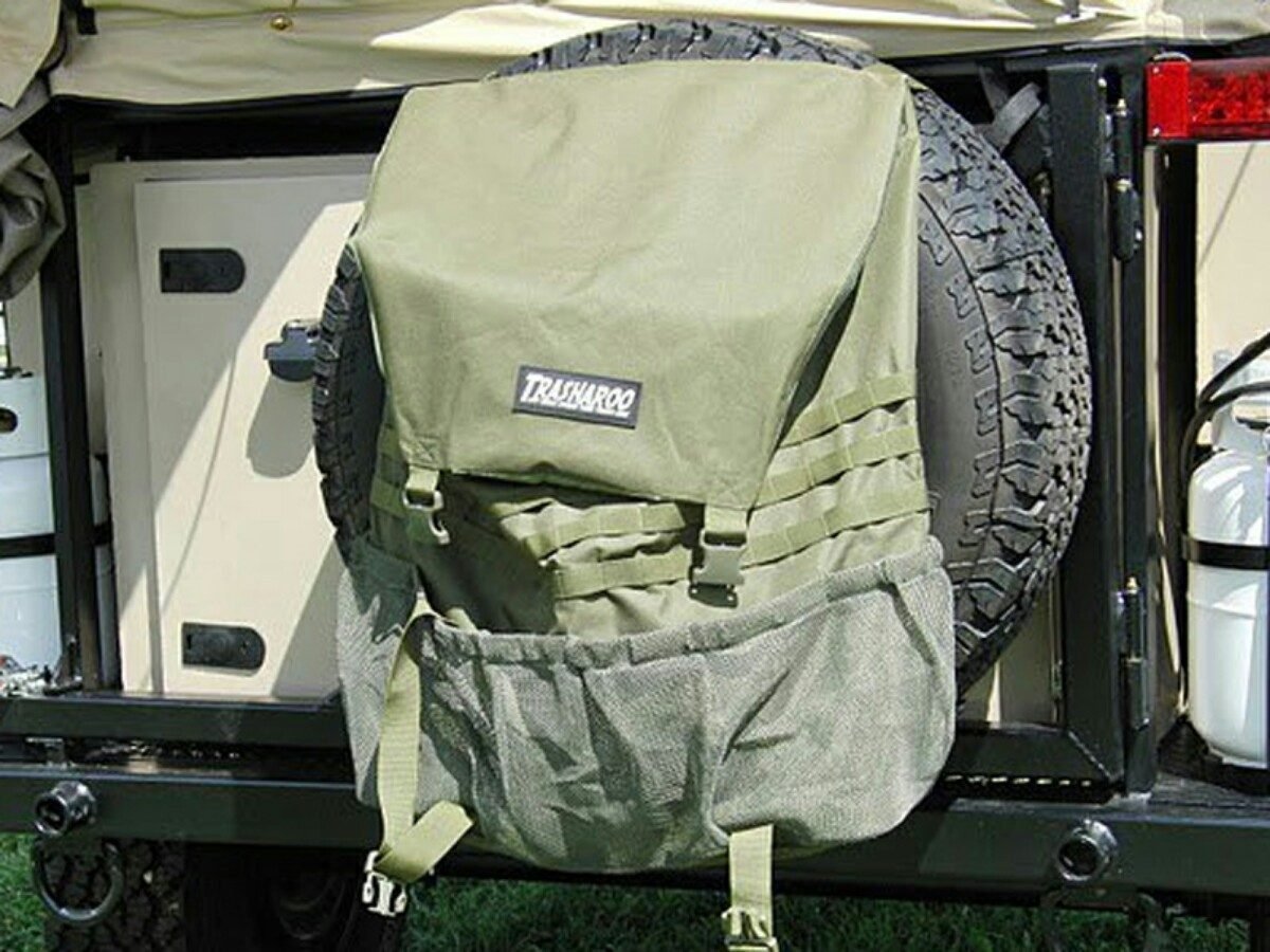 Trasharoo Spare Tire Trash Bag Green