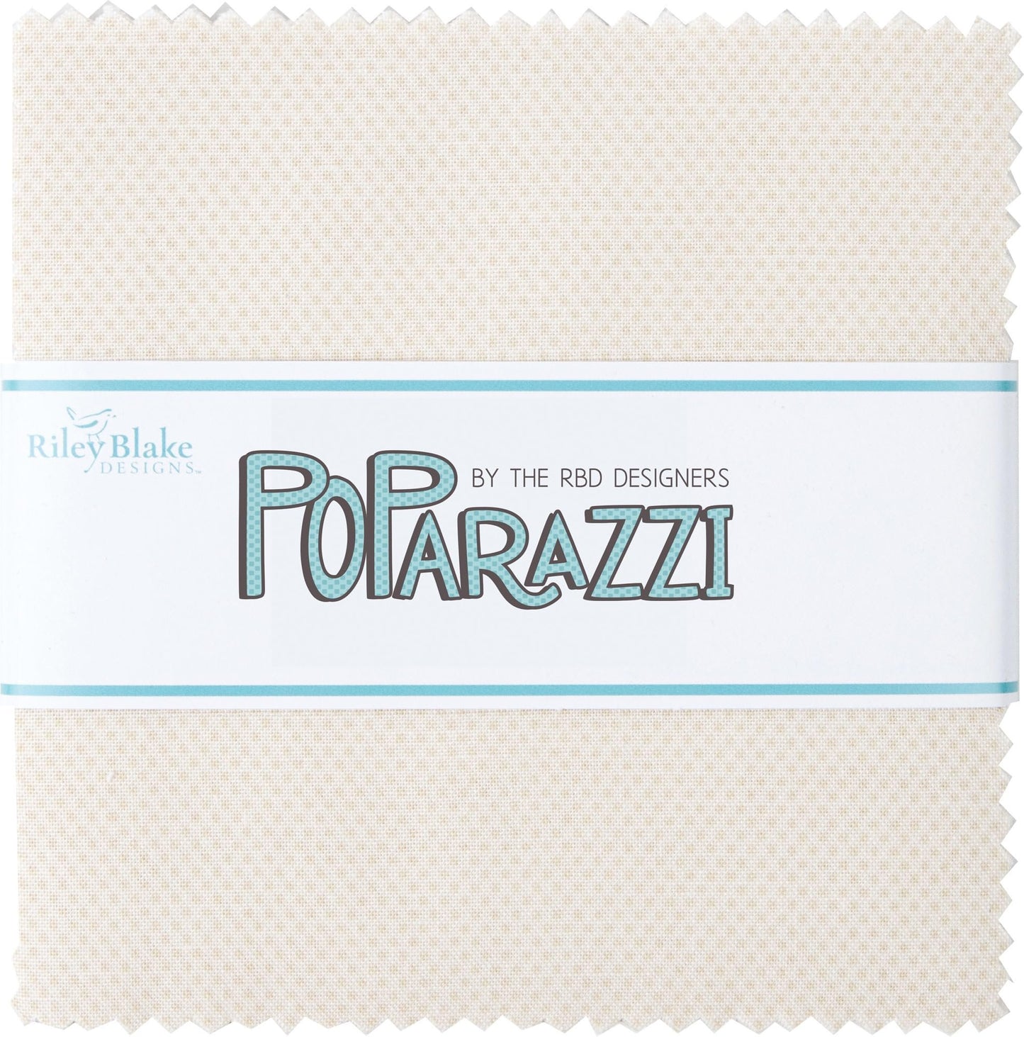 POParazzi Cream 5" Stacker 42 5-inch Squares Charm Pack Riley Blake Designs 5-805-CREAM-42