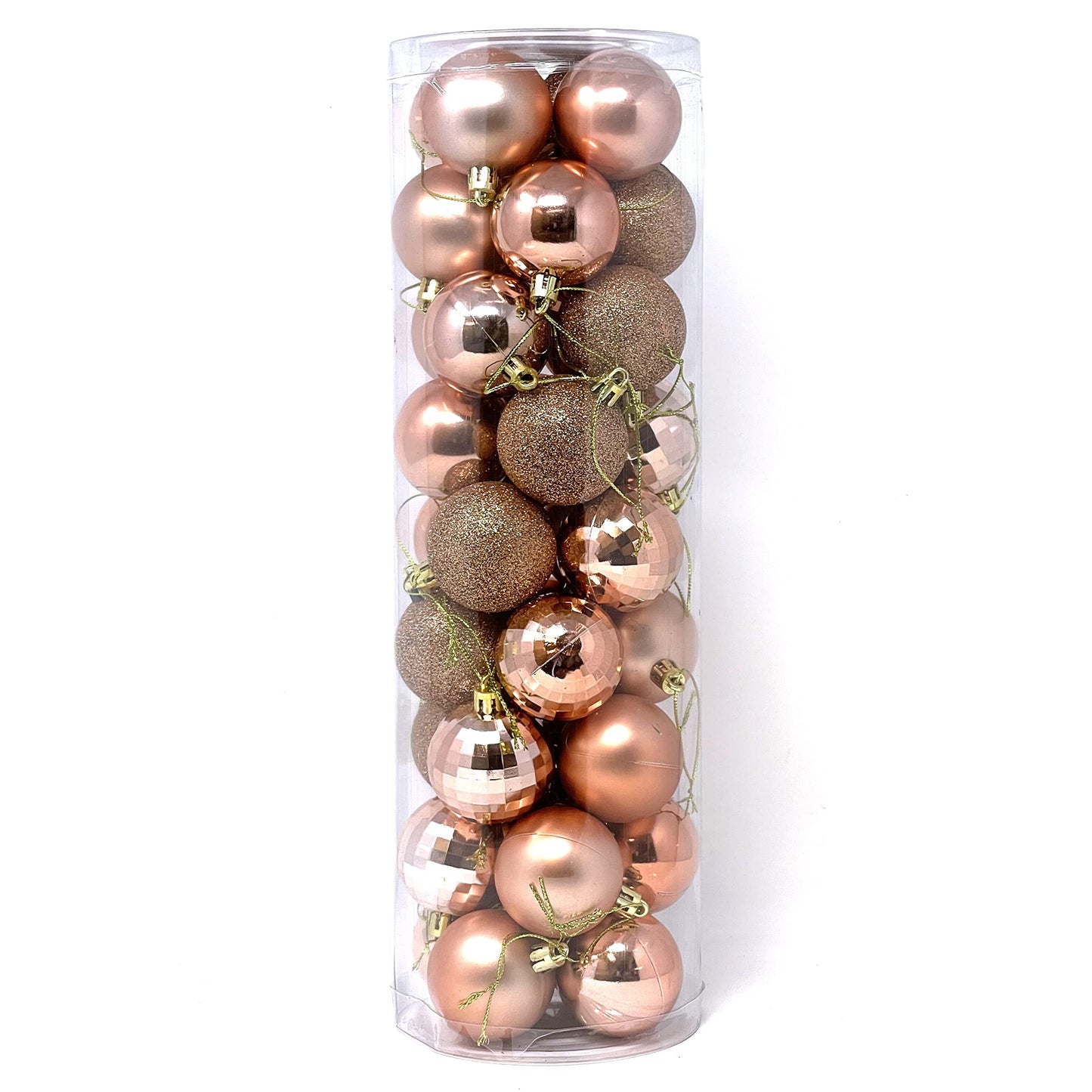 allgala 36 PK 2 Inch (5CM) Christmas Ornament Balls for Xmas Tree-4 Style-