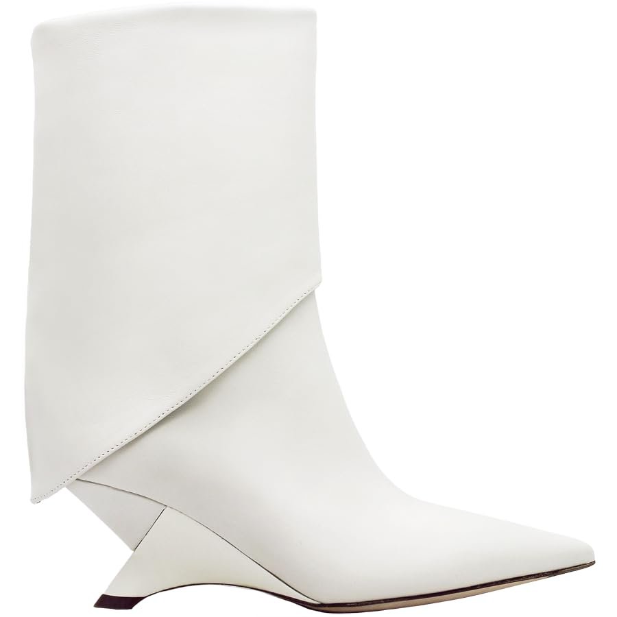 SANTA BOOT CUFF PAIR LONG HAIR