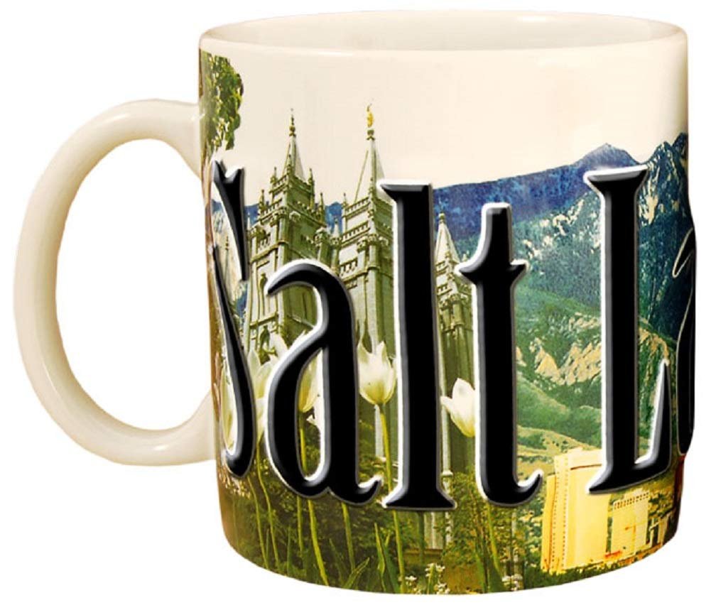 Americaware Salt Lake City 18oz. Color Relief Coffee Mug