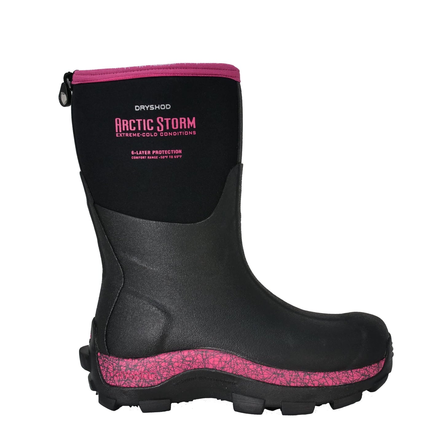 Dryshod Womens Arctic Storm Extreme-Cold Conditions Winter Mid Boot