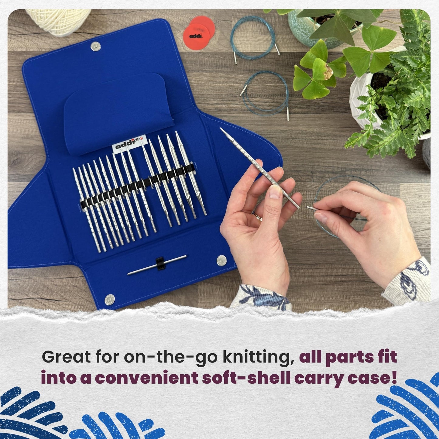 skacel by addi addiClick Interchangeable Knitting Needle Set