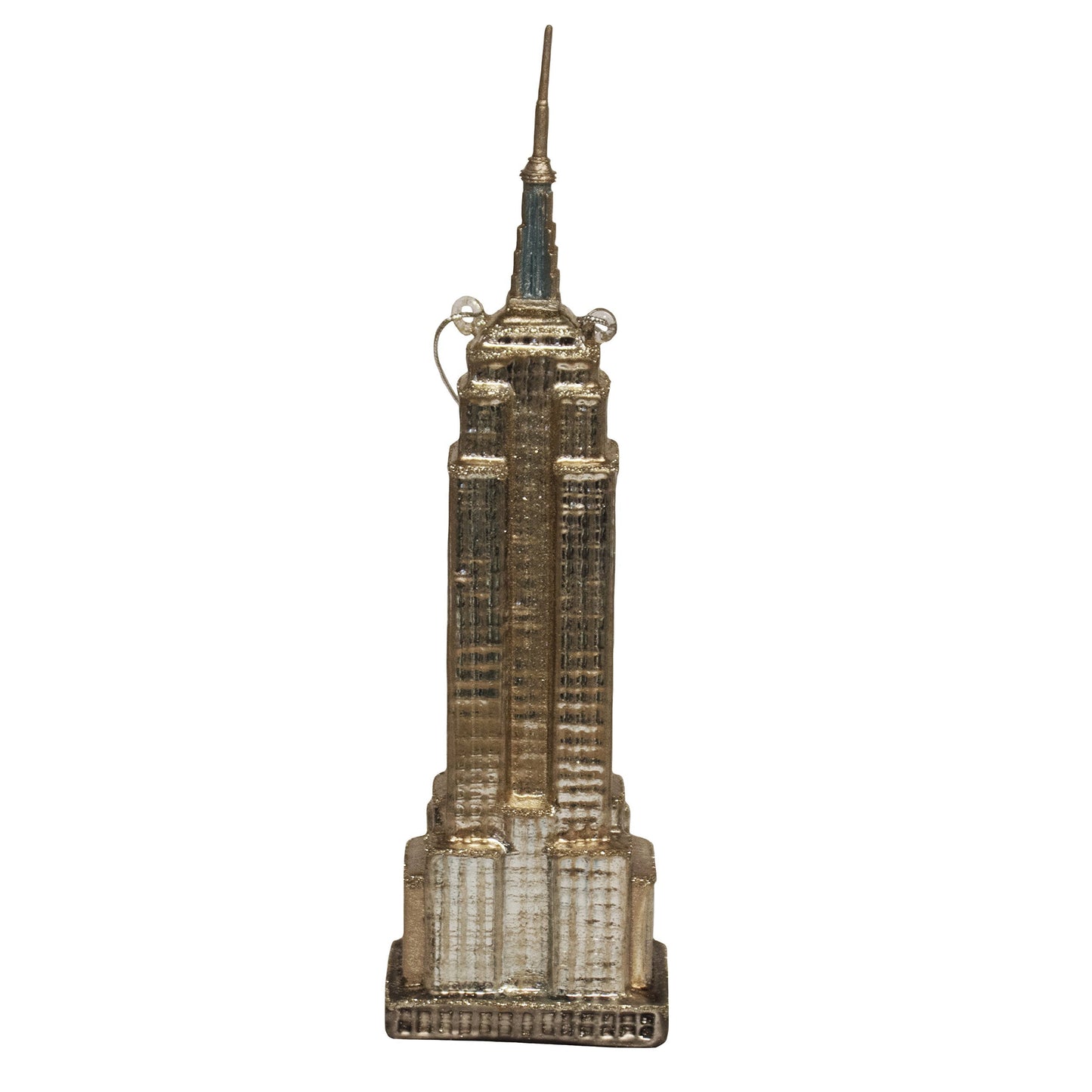 Kurt Adler Noble Gems Empire Skyscraper Ornament, 6.5-Inch