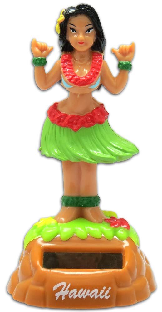 Shaka Hula Girl Solar Dashboard Doll