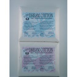 Quilters Dream Natural Cotton Batting Request Loft - Queen