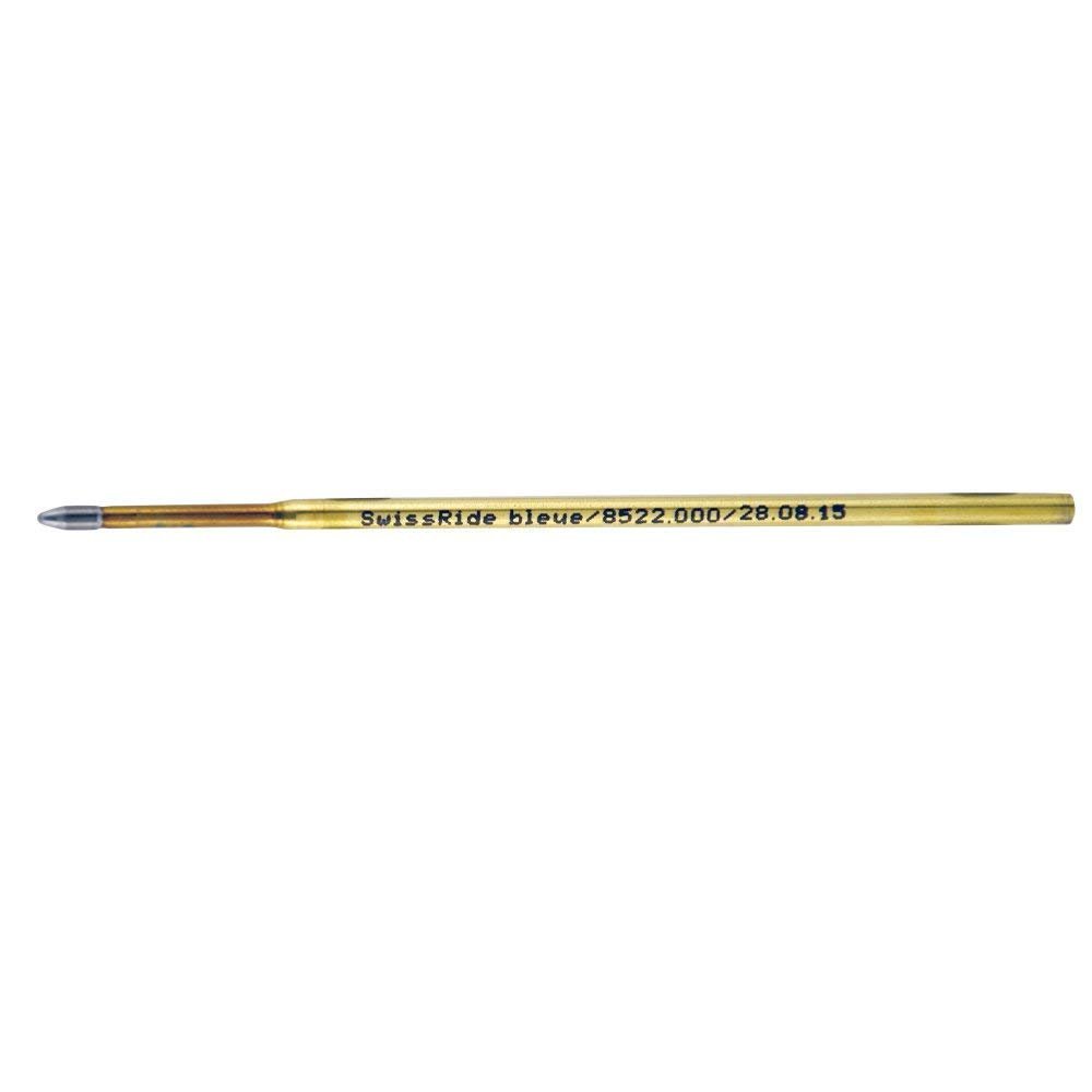 Caran d'Ache dAche Swissride 8522.000 Refill for Ballpoint Pen 888 Gold, Writing Colour: Blue, Line Width: Medium, 12 cm