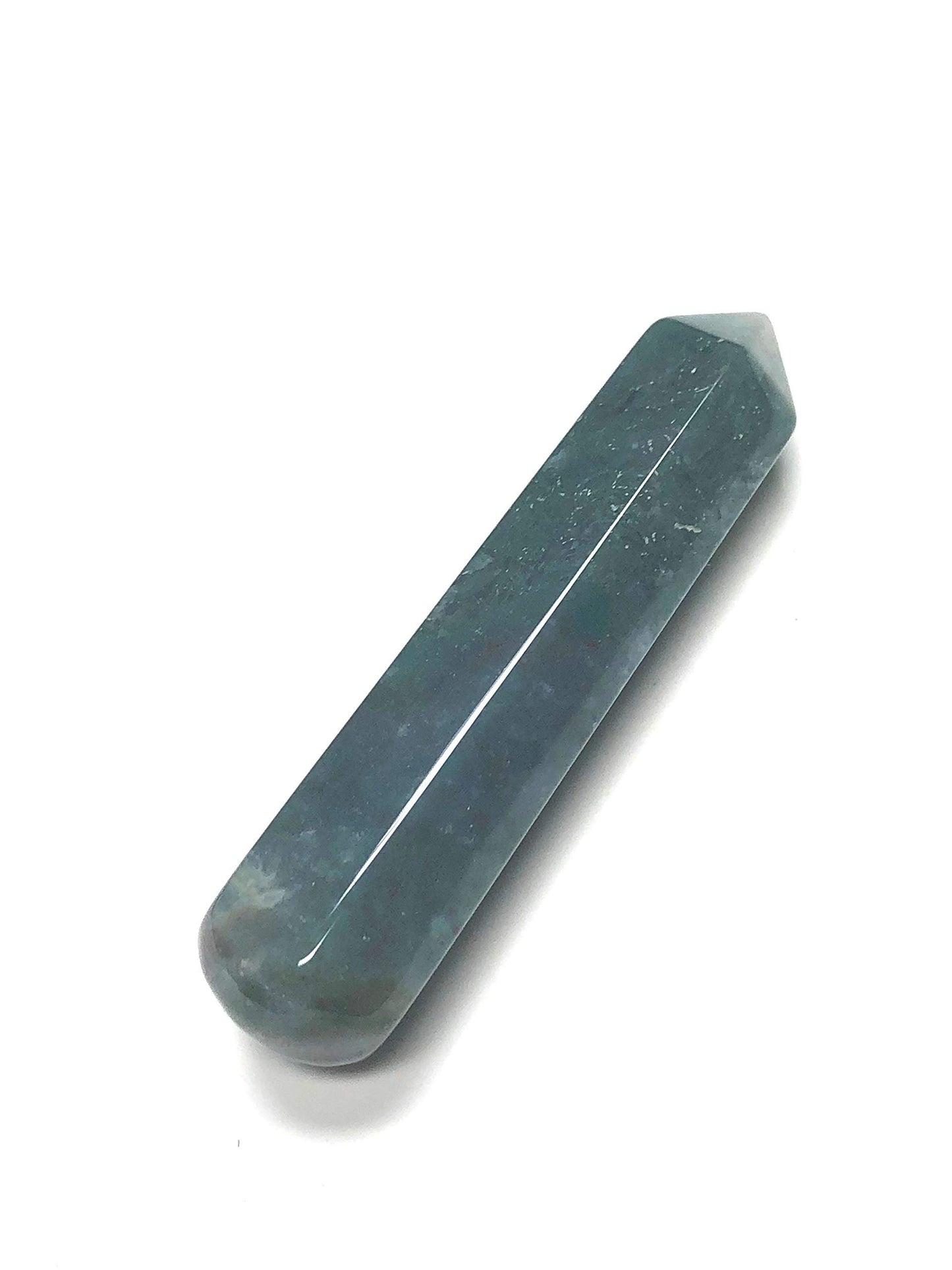 Zentron Crystal Collection: 60MM All Natural Gemstone Crystal 2"+ Wand and Velvet Pouch