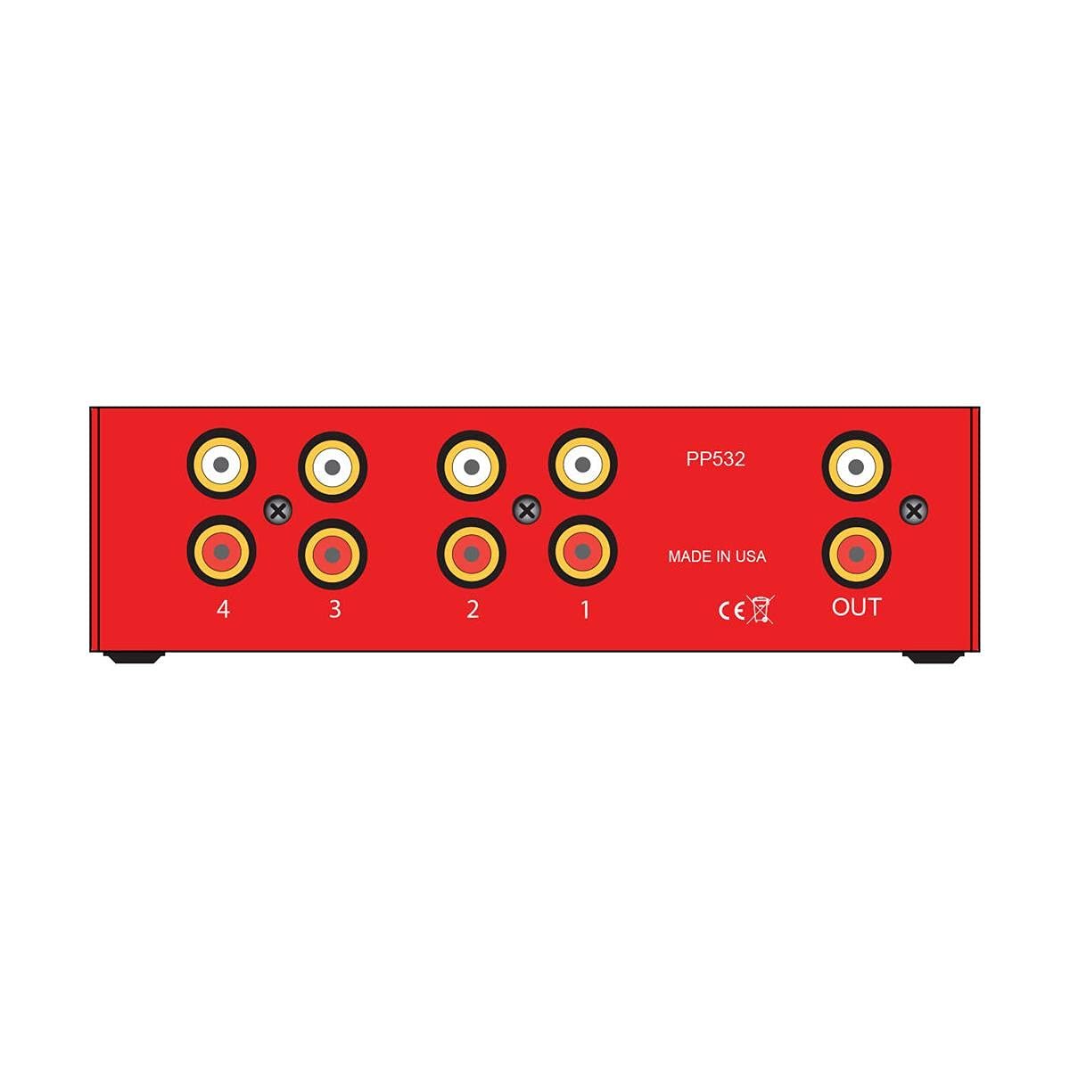 Bellari PP532 Passive Preamplifier, Red