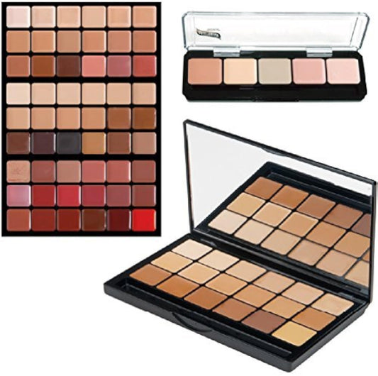 Graftobian Super Palettes PROPAK - Creme Makeup, HD Cream Foundation - Corrector Palette, 5 Pack