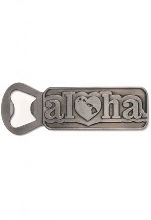 Island Heritage Aloha Bottle Opener with Magnet