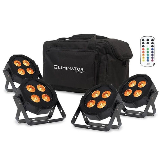 Eliminator lighting Lighting Package, Black (Mega Flat Hex L PAK4)