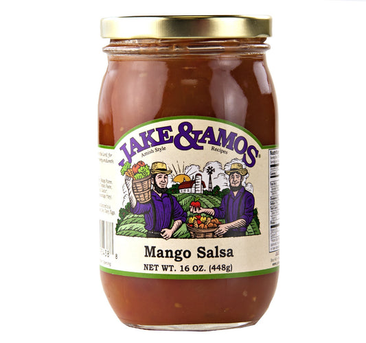 Jake & Amos Mango Salsa, 16 Oz. Jar (Pack of 2)