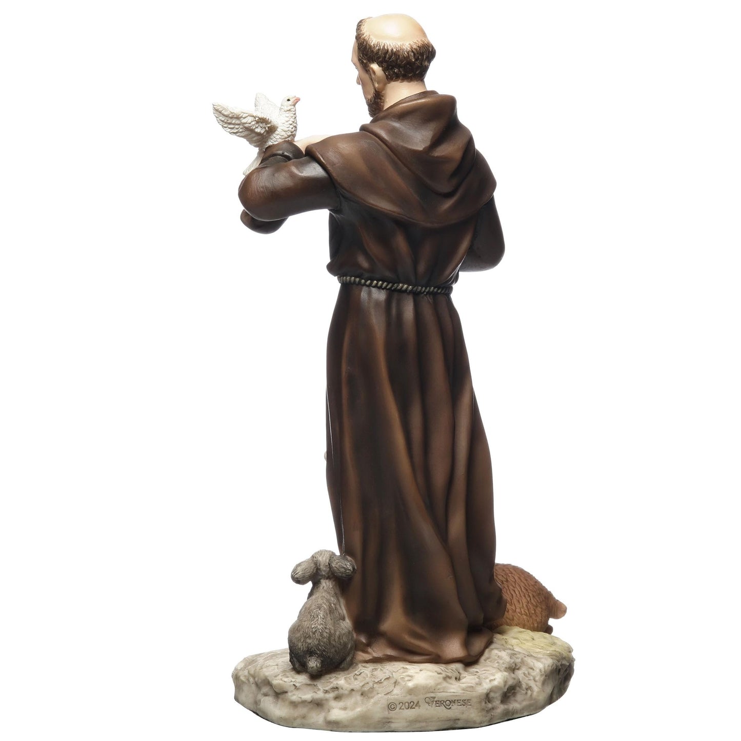 Veronese Design 6 1/8 Inch Saint Francis of Assisi Polyresin Hand Painted Religious Collectible Figurine Sculpture