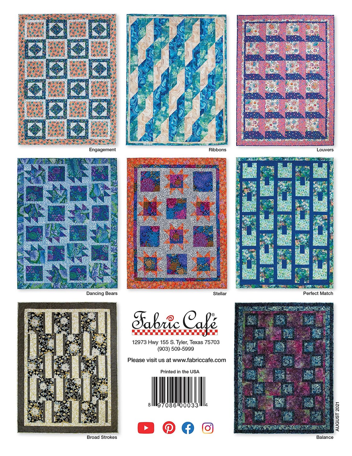 Fabric Cafe 3 Yard Quilts on The Double