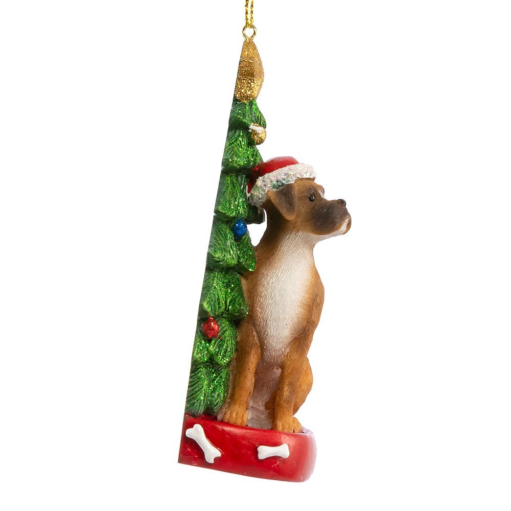 Kurt S. Adler Kurt Adler 4.25-Inch Resin Boxer Ornament