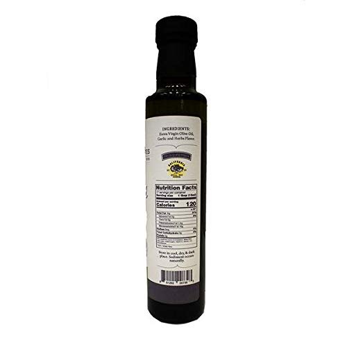 SUTTER BUTTES GARLIC HERB INFUSED OLIVE OIL 8.5 FL. OZ.