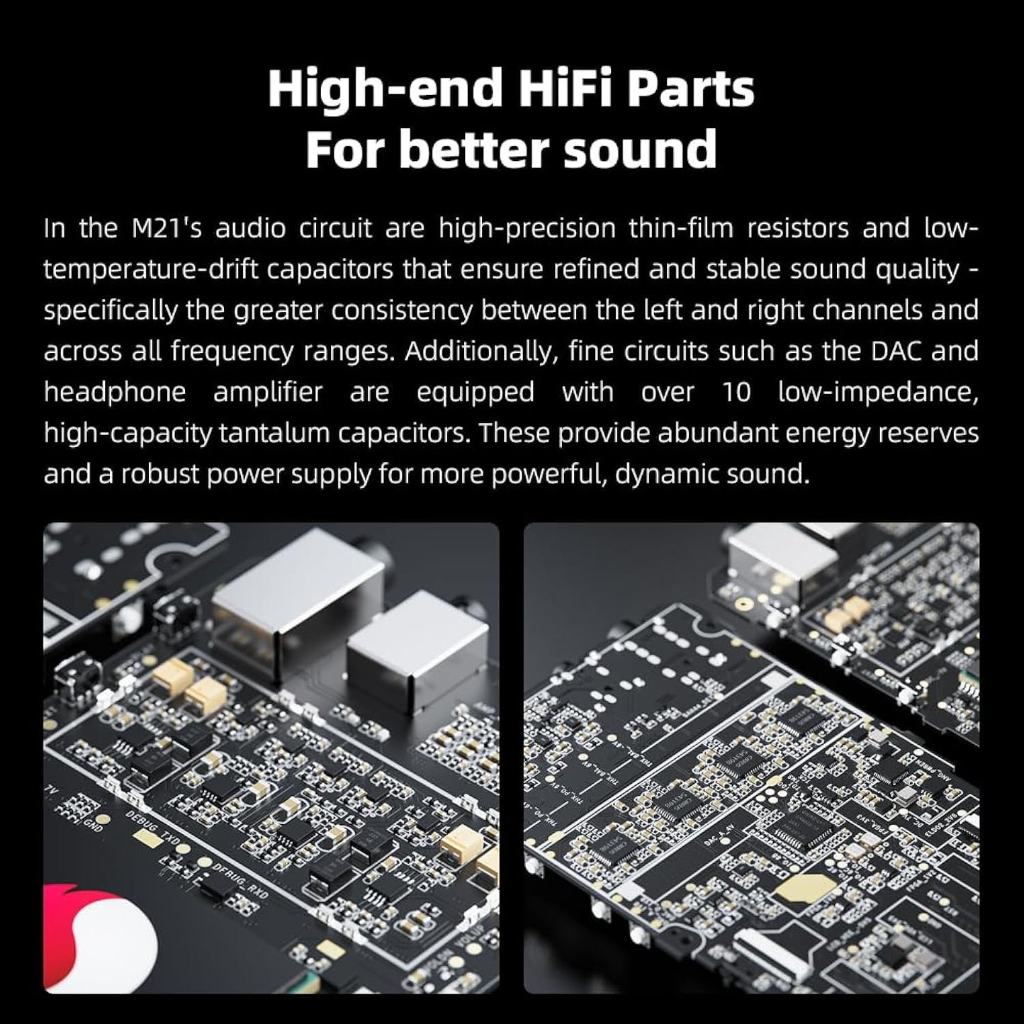 FiiO M21 Android 13 Portable Music Player MP3 Snapdragon 680 4* CS43198 DAC Chips Hi-Res Audio DSD Bluetooth LDAC