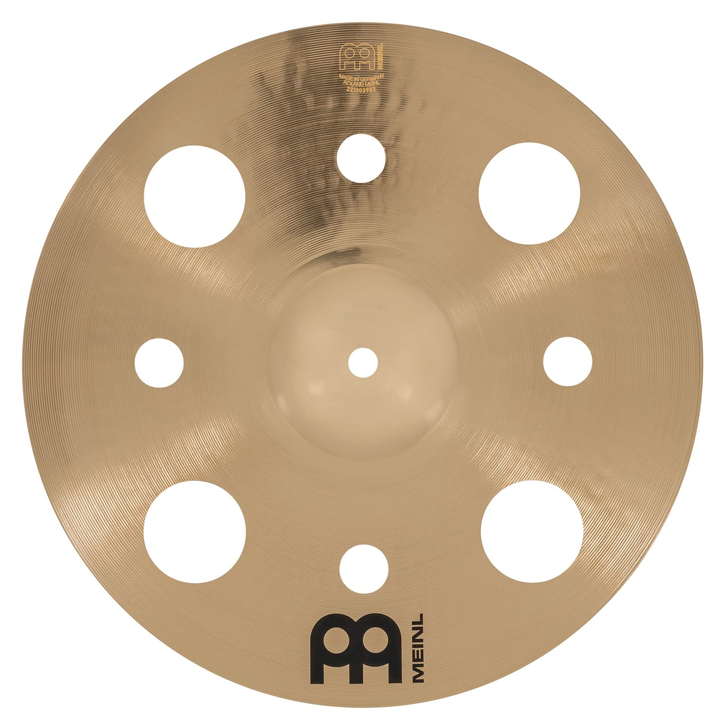 Meinl Cymbals Pure Alloy Custom 12" Trash Splash — Smoked Bronze/Brilliant Finish — Made in Germany, 2-Year Warranty (PAC12TRS)