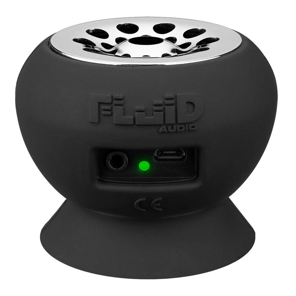 Fluid Audio Strum Buddy Heavy Metal Edition Stick-On Guitar Amplifier with Overdrive, Reverb & Phaser DSP Effects - Black