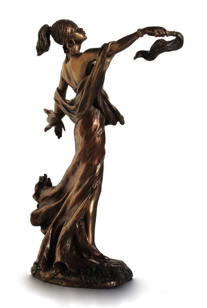 OYA - Goddess of Wind, Storm and Transformation Figurine, Bronze Color