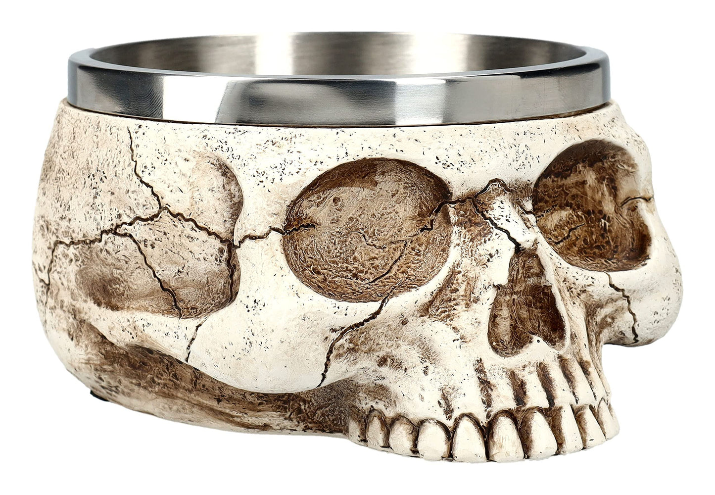 Pacific Giftware Skull Smugdge Bowl, 5.5-inch Length, Resin