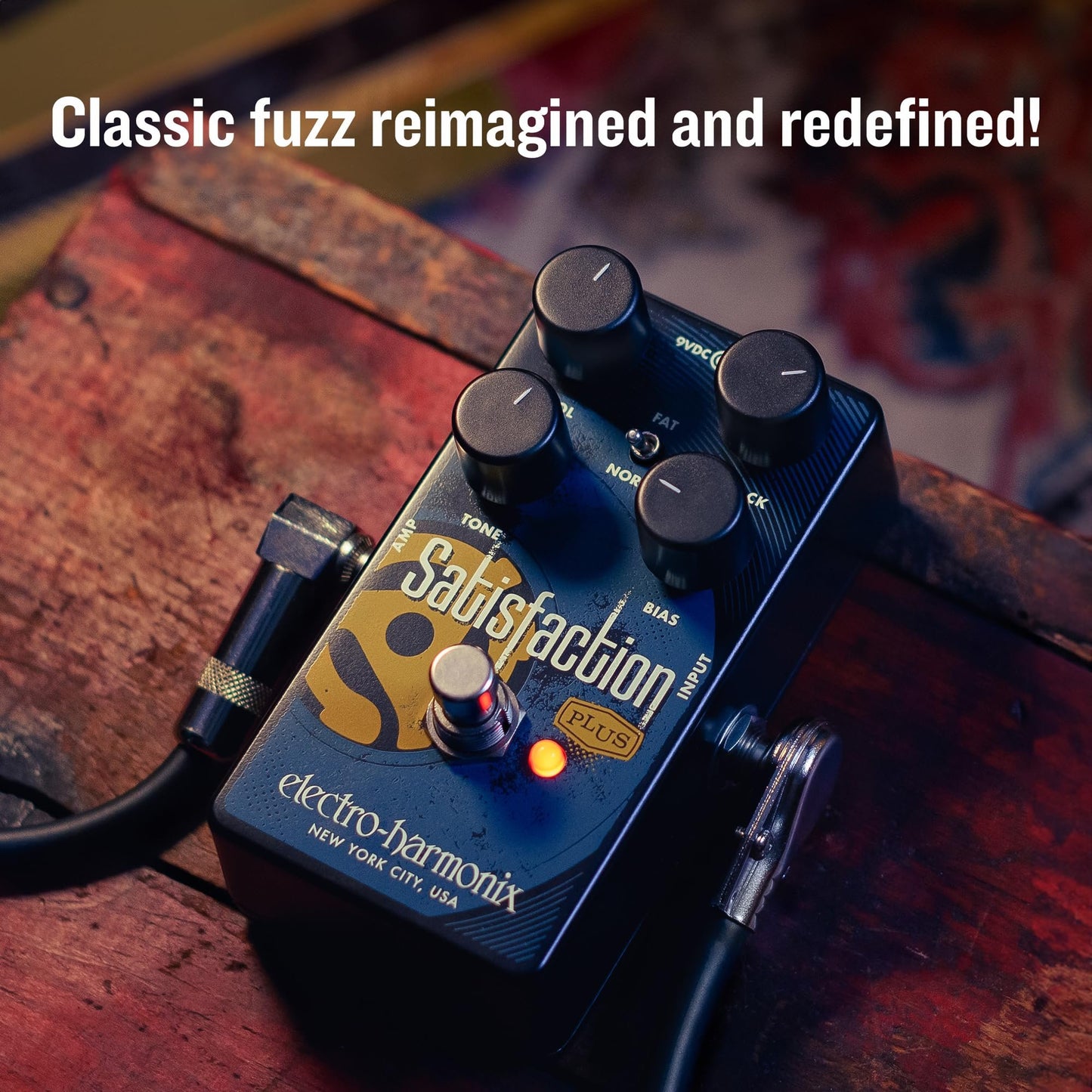 Electro-Harmonix Satisfaction Plus Fuzz Pedal