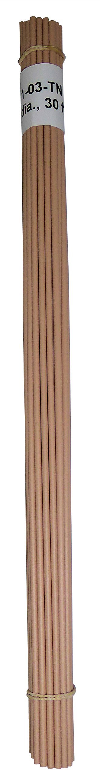Polyvance Tan High Density Polyethylene (HDPE) Plastic Welding Rods, 1/8" Diameter, 30 ft., for Canoes, Kayaks, Dirt Bike Fenders and Gas Tanks, Agrucultural Water Tanks, Radiator Overflow Tanks