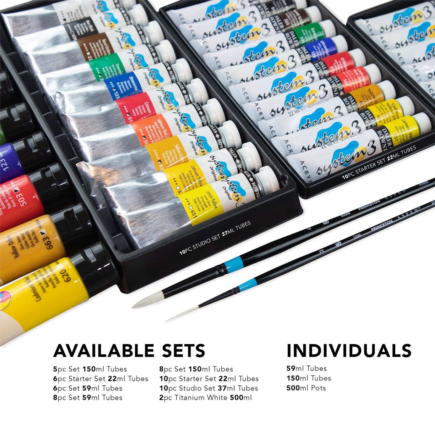 Daler Rowney System3 Wedgewood 150ml Acrylic Paint Tube - Acrylic Painting Supplies for Artists and Students - Artist Paint for Murals Canvas and More - Art Paint for All Skill Sets