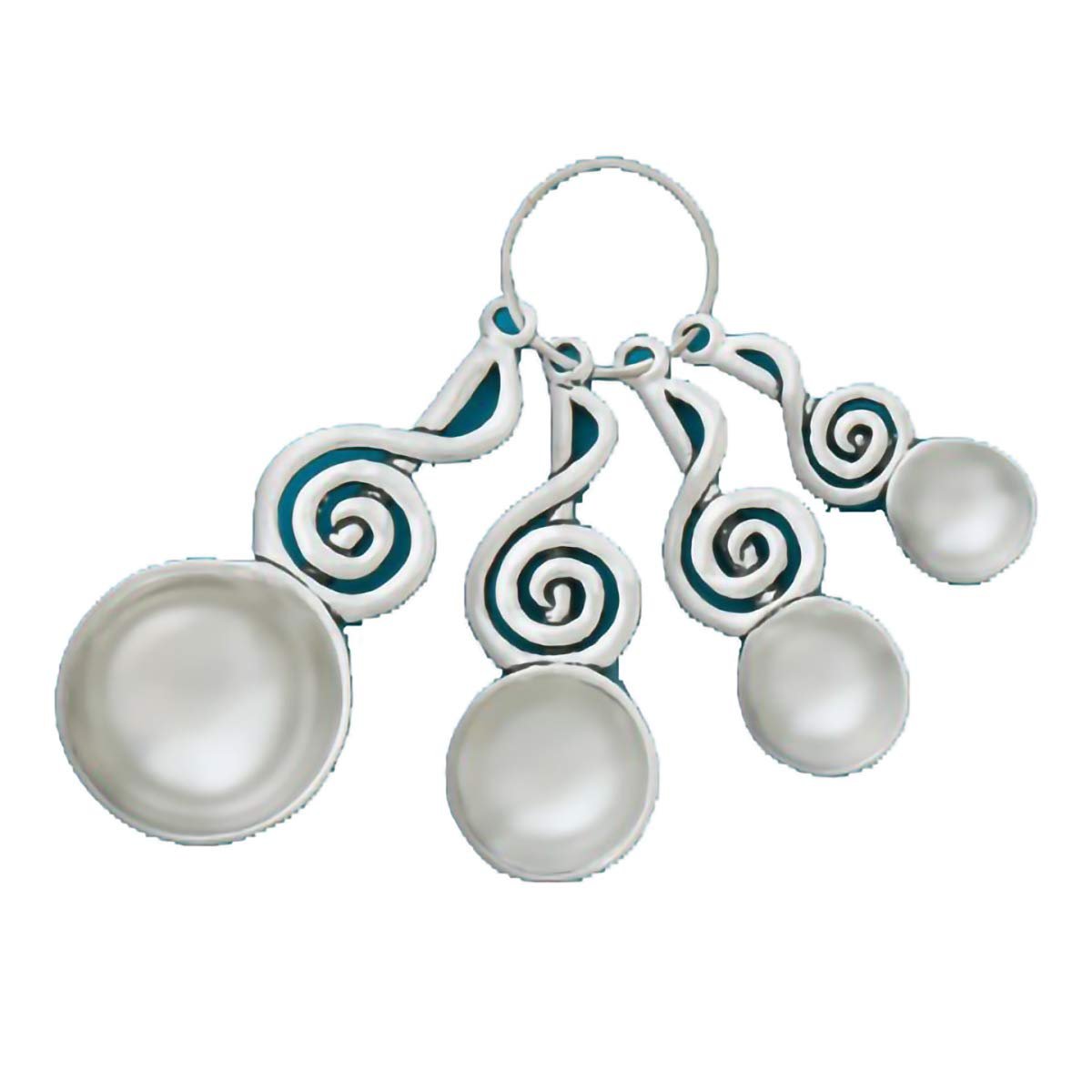 Basic Spirit Décor Measuring Spoons - Treble Clef - Home Decorative kit, Set of 4 for Gift Measuring Dry and Liquid Ingredients