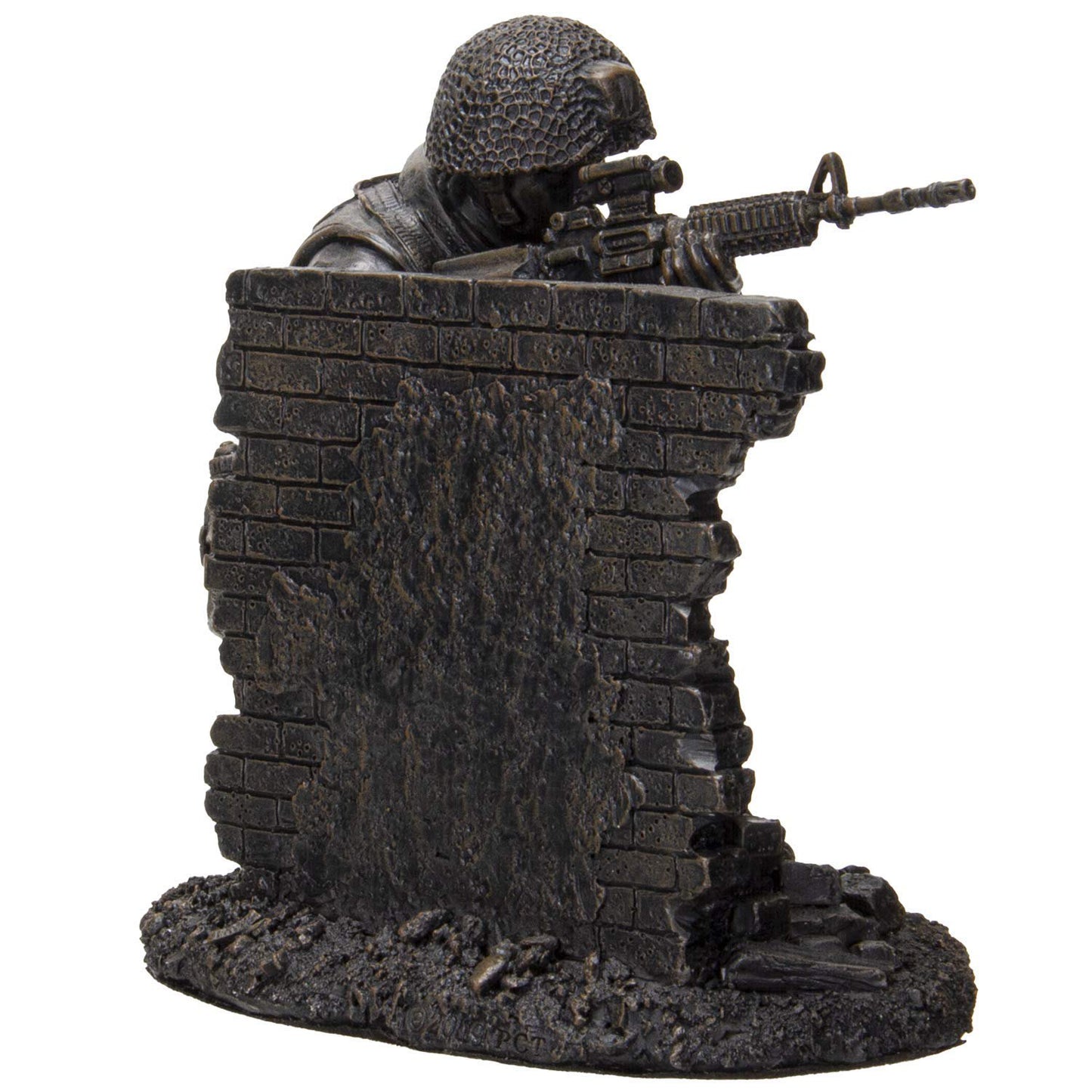 Pacific Giftware America's Finest Brave Soldier Holding Position Military Heroes Collectible Figurine