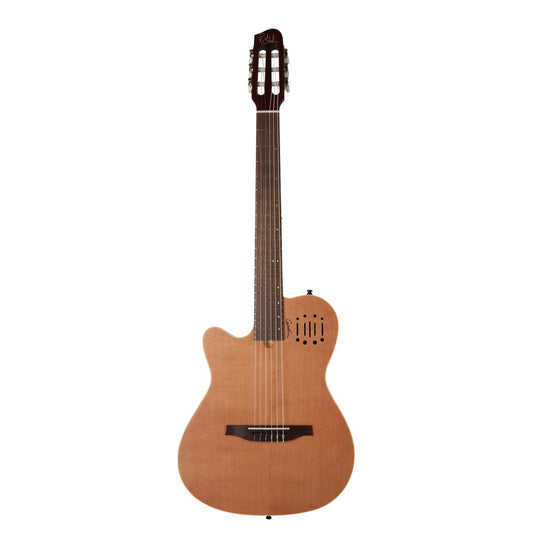 Godin Multiac 035878 6 Strings Hollow-Body Electric Guitar, Left-Handed, Natural SG