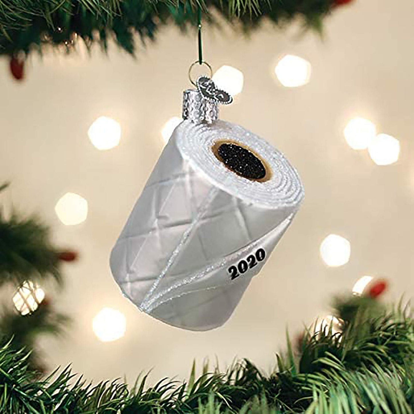 Old World Christmas Covid Glass Blown Christmas Ornament for Christmas Tree